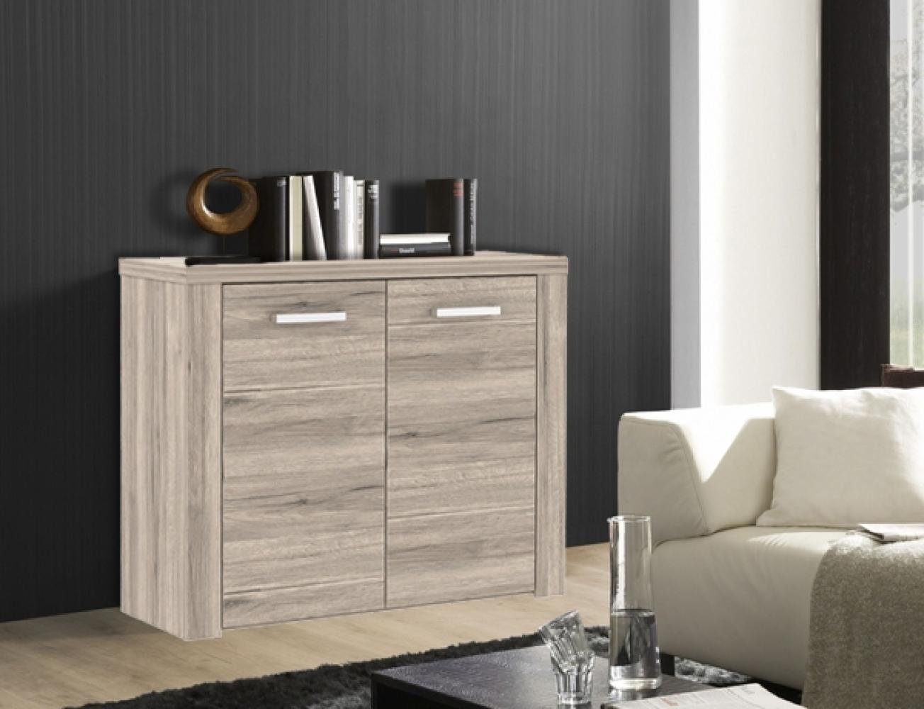Kommode Sideboard Anrichte Wohnzimmer sandeiche 96cm Bild 1