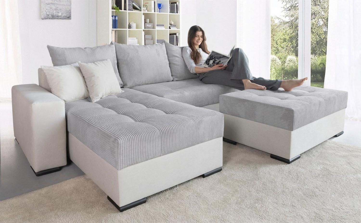 COLLECTION AB Ecksofa Josy L-Form, mit Bettfunktion und Bettkasten, Federkern Bild 1