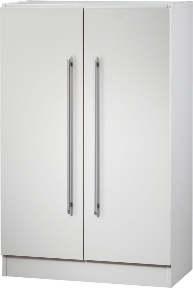 Schrank 3 Ordnerhöhen mit Sockel CE Grau / Grau Bild 1