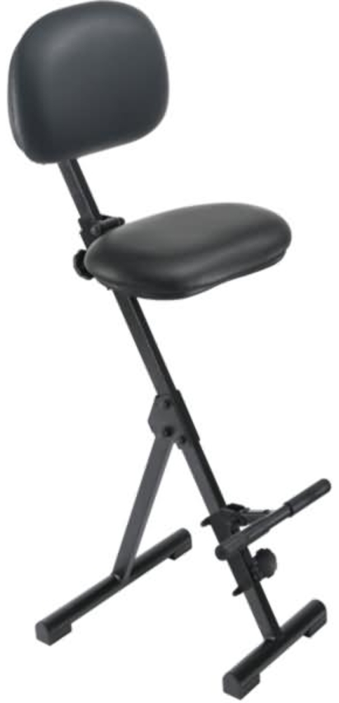 Stehhilfe AF-SR-KL-AH Kunstleder Sitz-H. 540-900mm STA schwarz Klappgestell MEY "" Bild 1
