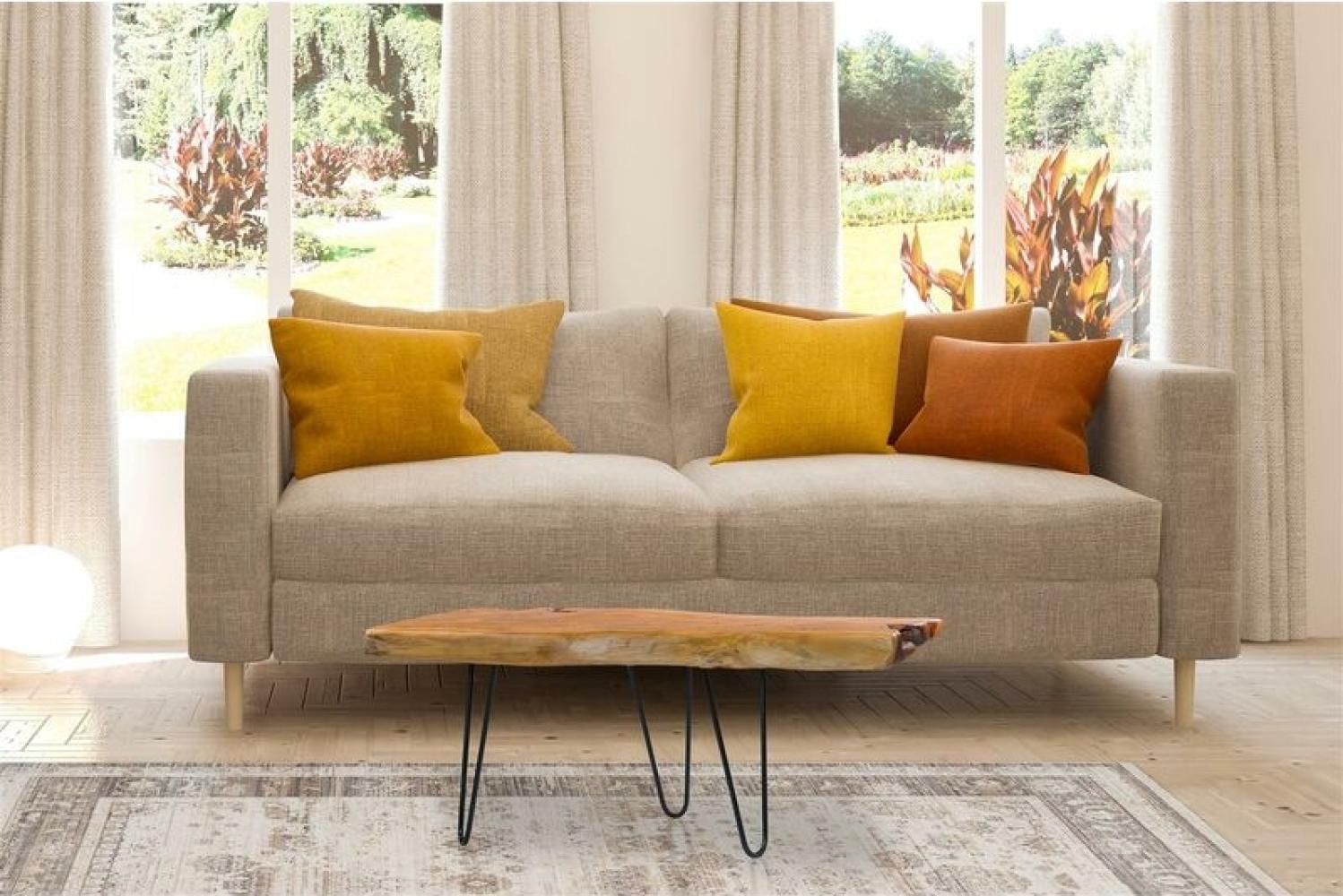 Kayoom Beistelltisch Woodstock 325 Klar, Glossy L/T: 25-40cm B: 100cm H: 40cm Bild 1