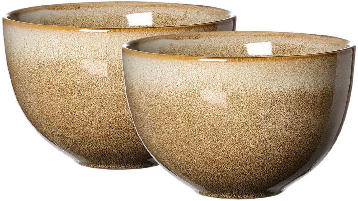 Ritzenhoff & Breker Alicante Servierschale ø 20 cm 2er Set - Braun Bild 1