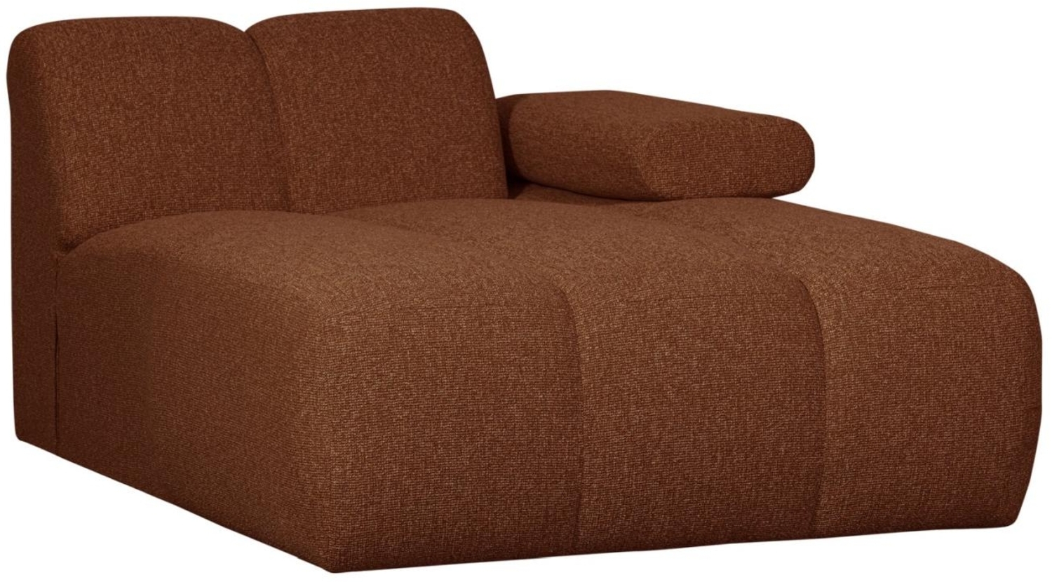 Modulsofa Mojo Boucle Chaiselongue-Rechts, Rostbraun Bild 1