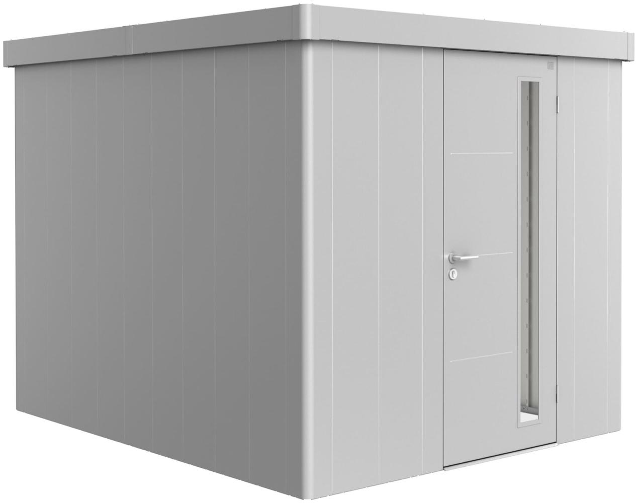 Biohort Gerätehaus Neo® 3B: 236 x 292 x 222 (b x t x h) cm silber-metallic Bild 1