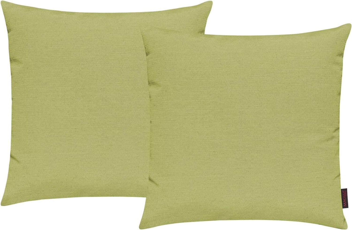 MAGMA Kissenhüllen FINO - ca. 50 x 50 cm - 2er Set grün Bild 1