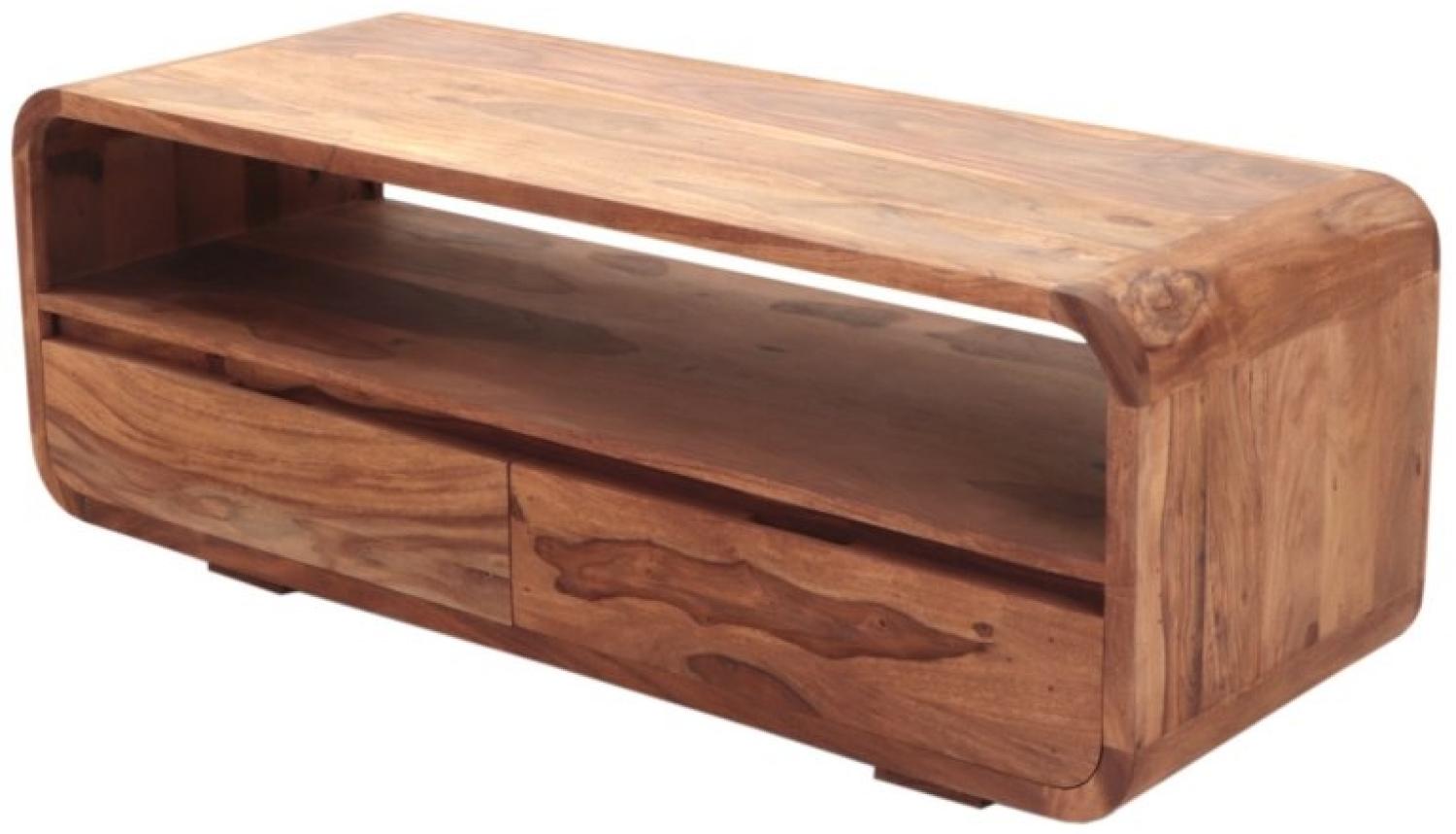 Fernsehtisch 120x45x45 aus indischem Sheesham-Massivholz Bild 1