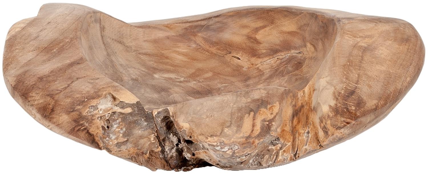 Schale PREMIUM BOWL ca. : 40cm Durchmesser Teak-Wurzelholz handmade massiv Holz Bild 1