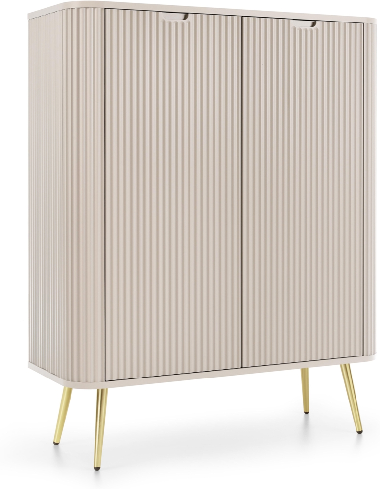 AX LIVING Highboard Schrank Salvia K103 103 cm Modern in Kaschmir Bild 1
