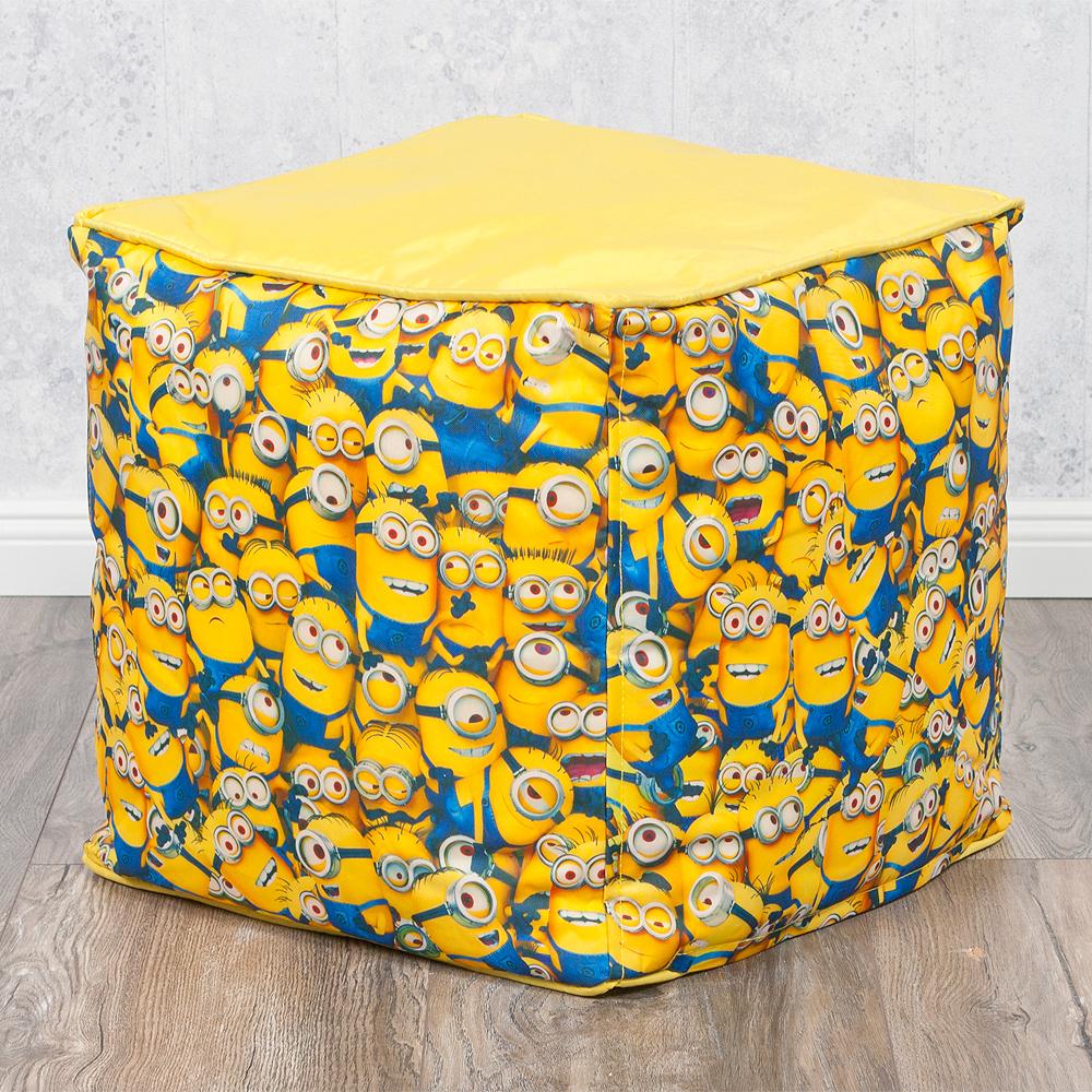 Hocker MINIONS 40x40cm gelb Kinderhocker Sitzwürfel Kinderzimmer Bild 1