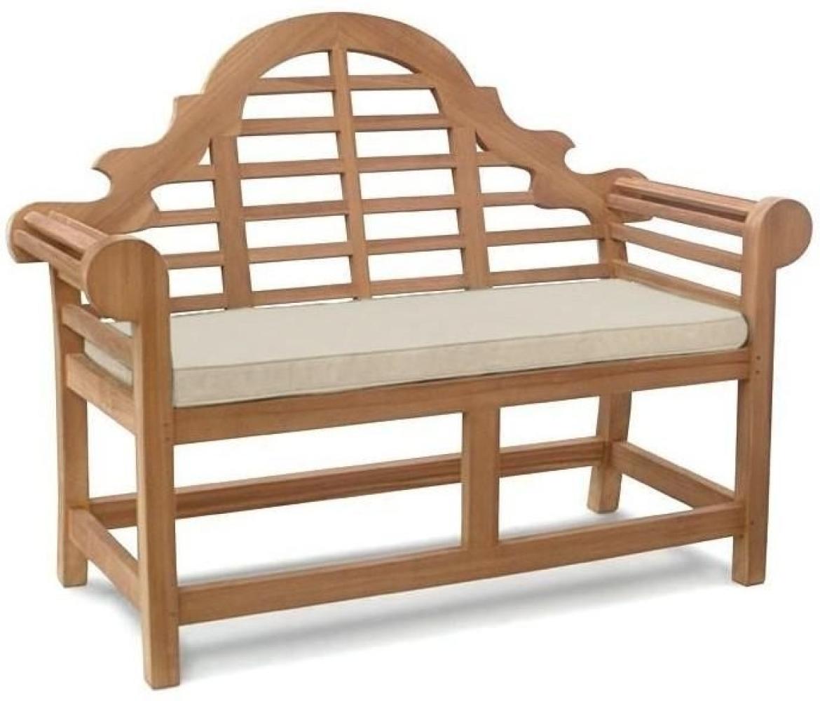 Bankauflage 110 cm x 47 cm für Gartenbank Caserta - creme Bild 1