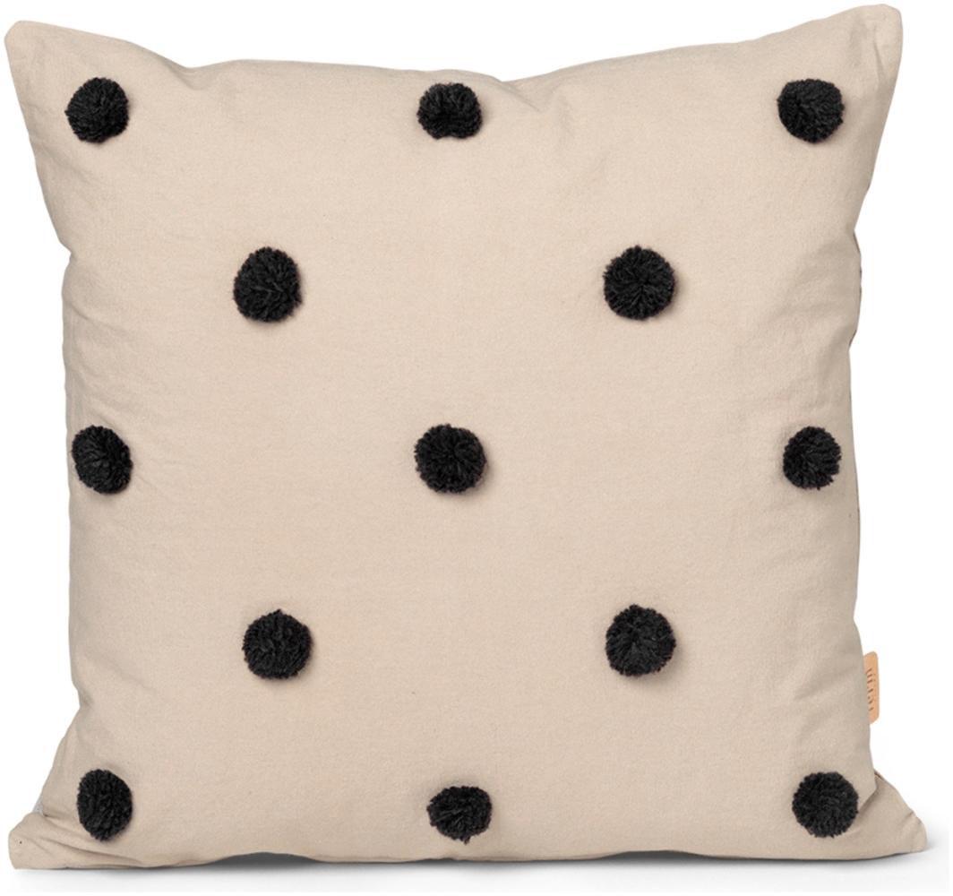 Dot tufted cushion - Sand Black 1102652849 Braun s Bild 1