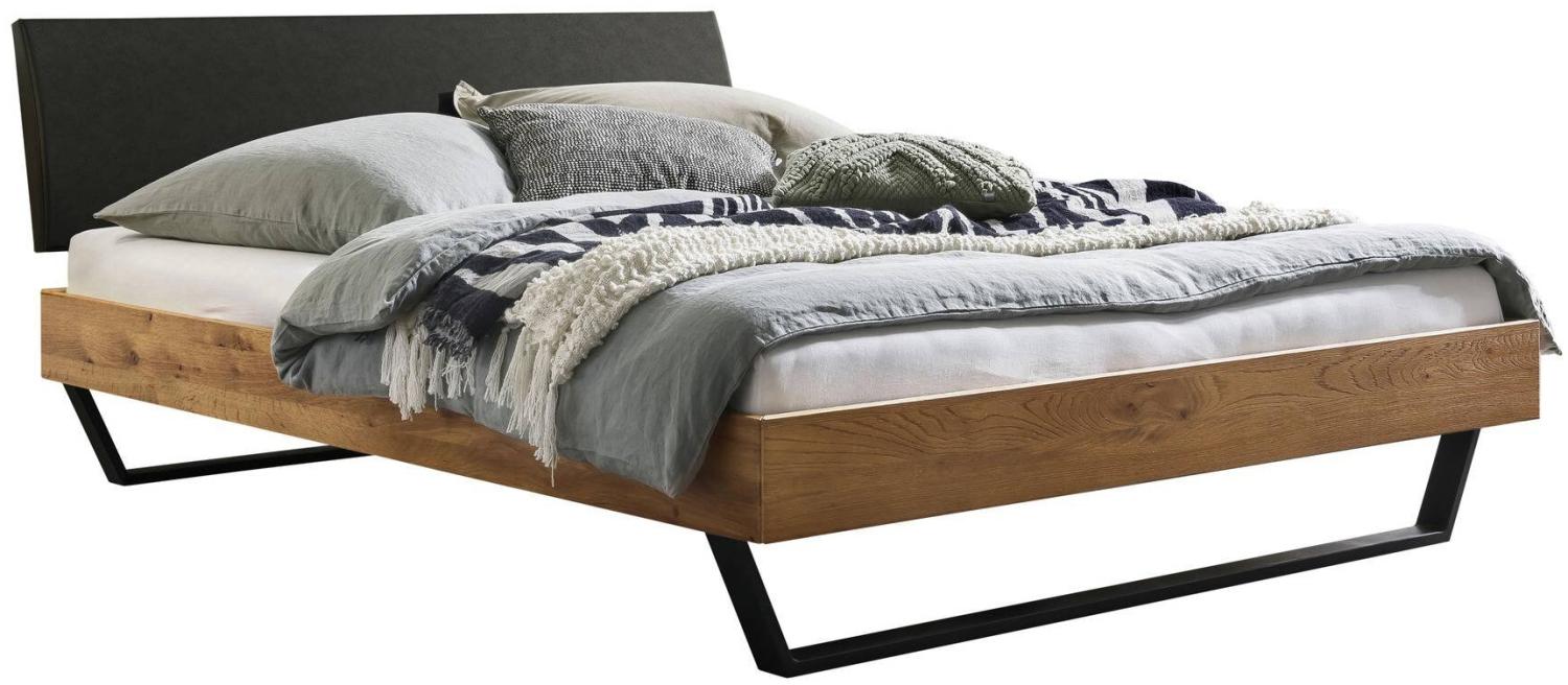 Hasena Trento Sariano Massivholzbett 180x200 Wildeiche natur, geölt 25 Bild 1