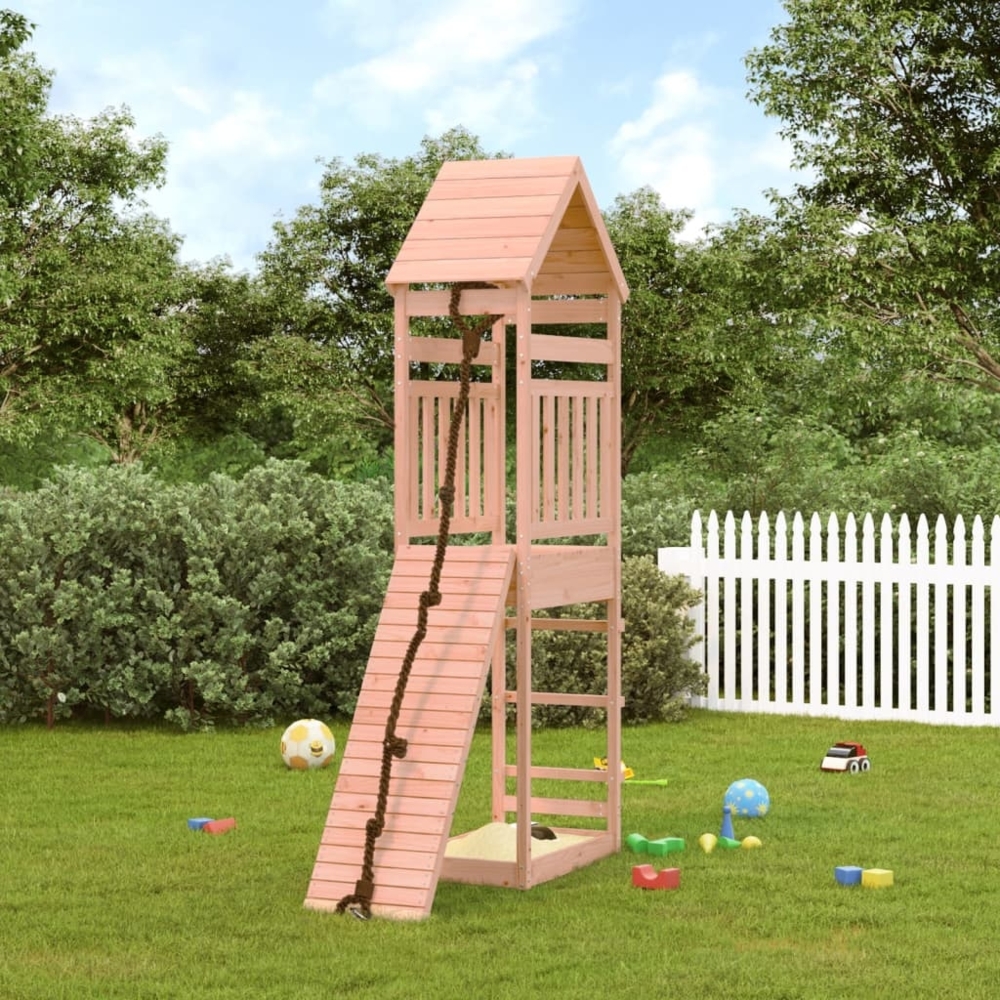 vidaXL Spielturm mit Kletterwand Massivholz Douglasie 3156899 Bild 1