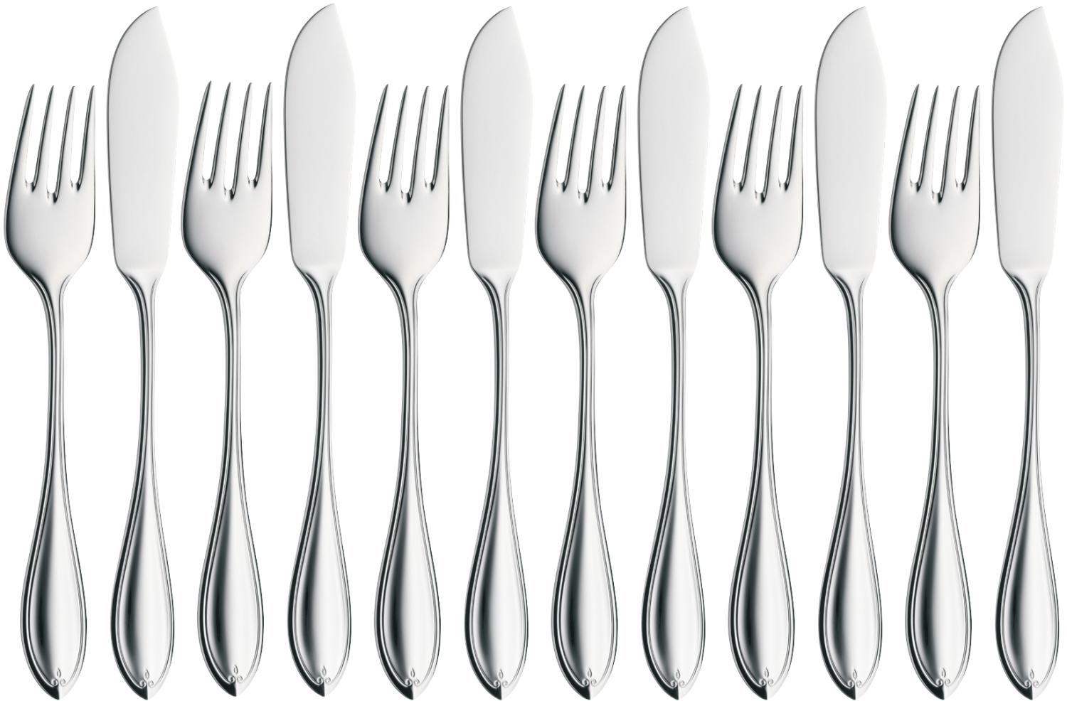 WMF Premiere Fischbesteck-Set, 12-teilig, Cromargan protect® 3201112838 Bild 1