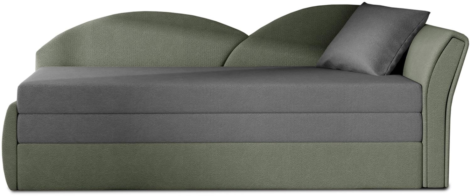 ELTAP 'Aga' Sofa, Grau, 77 x 80 x 218 cm, Rechts Bild 1