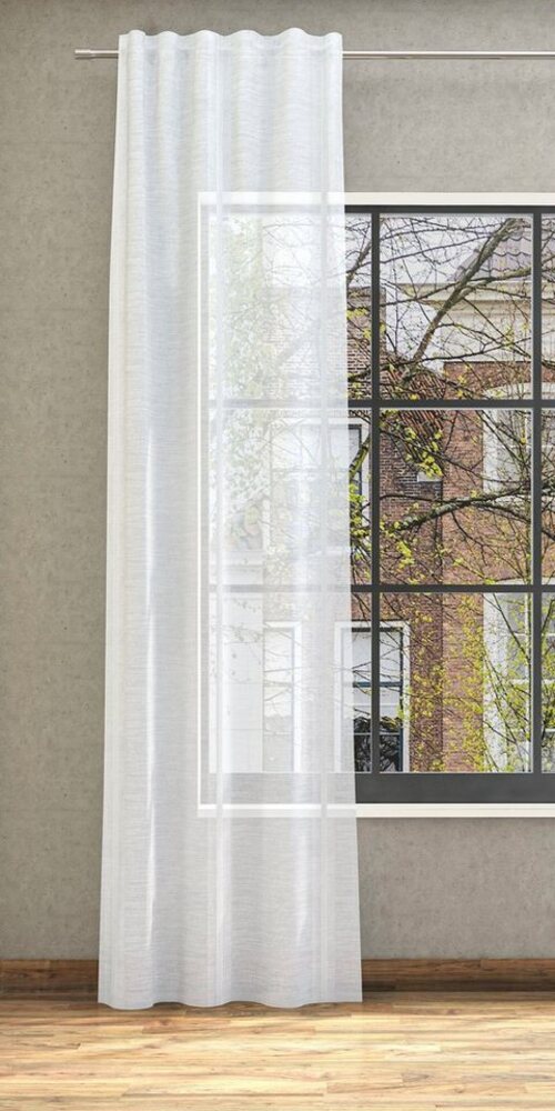 Neutex for you! Vorhang Vienna-ECO, Multifunktionsband (1 St), halbtransparent, Jacquard Bild 1