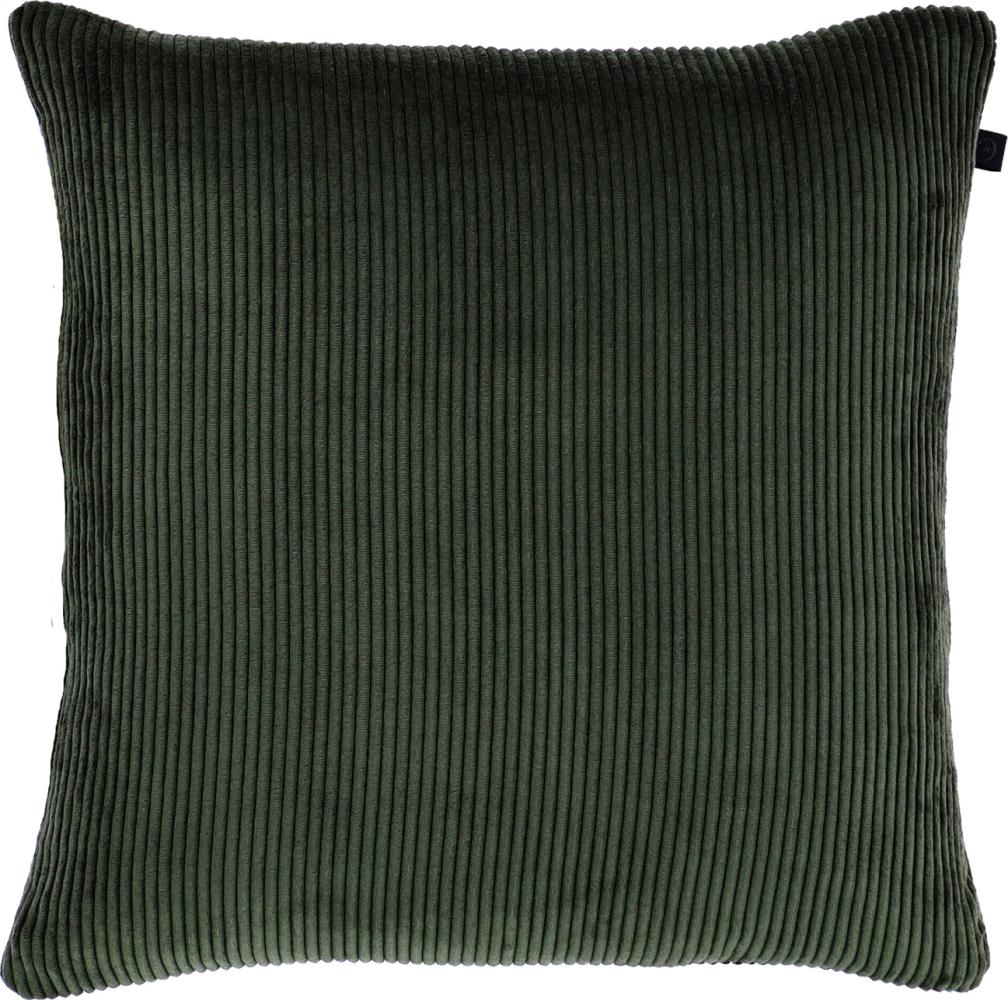 Overseas Ripp Kissen - 45 x 45 cm - Olive Grün dun Bild 1