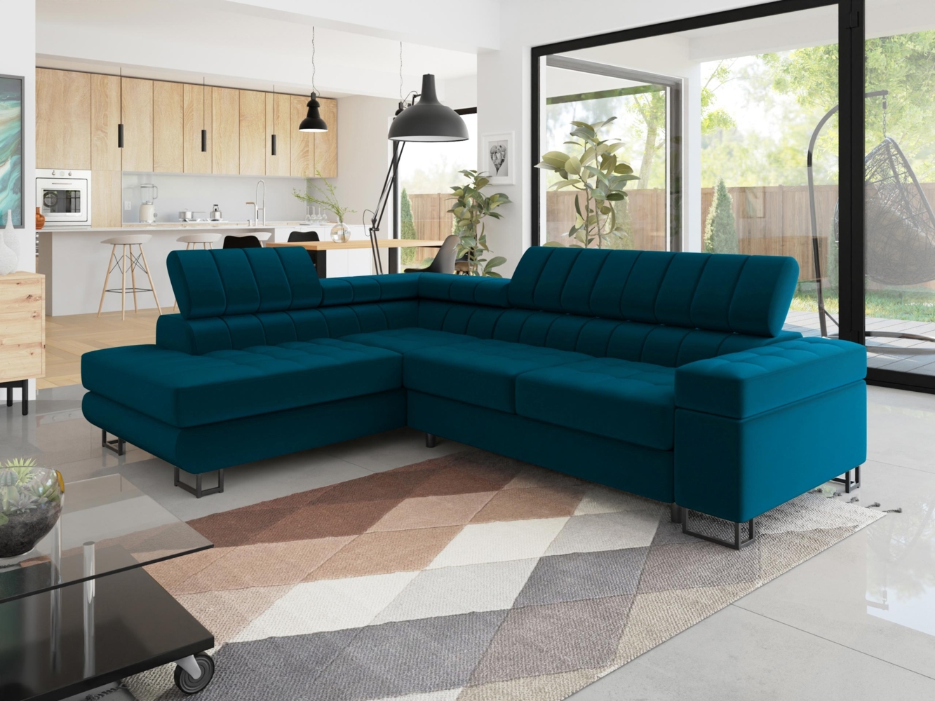 Ecksofa Laris Premium (Venus Velvet 2911, Seite: Links) Bild 1