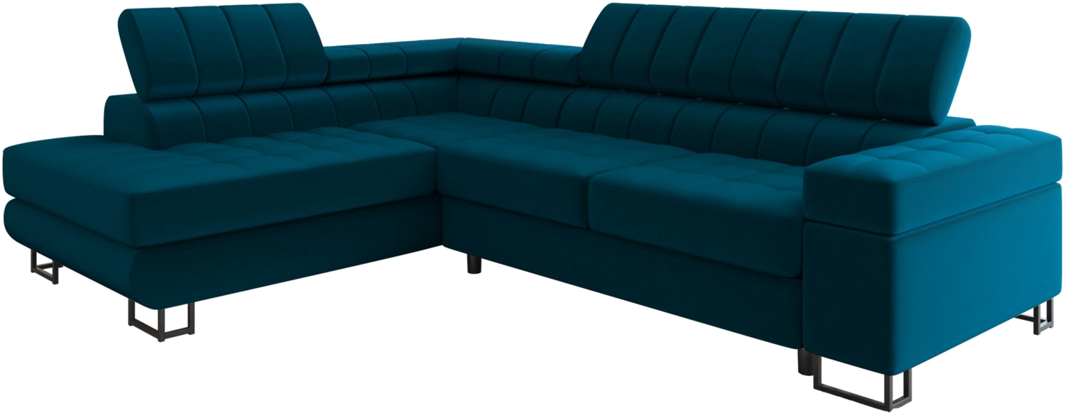 Ecksofa Laris Premium (Farbe: Venus Velvet 2911, Seite: Links) Bild 1
