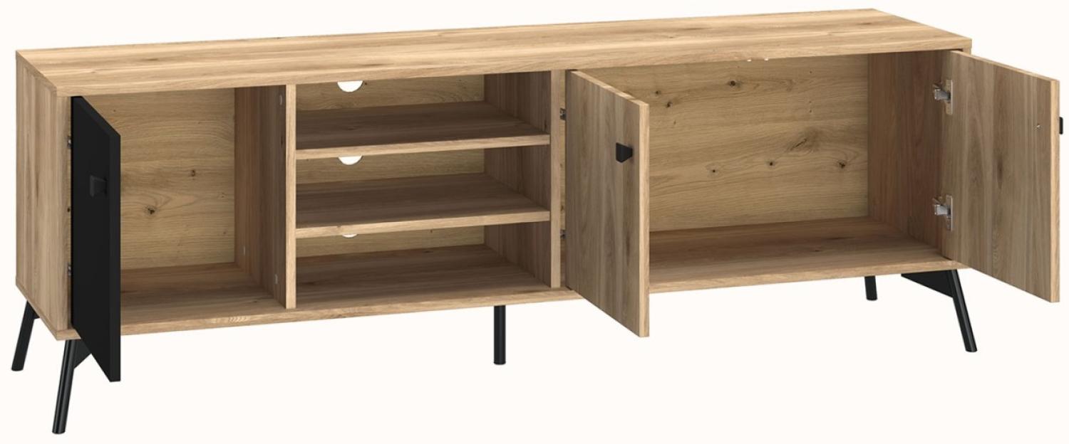 Küchenschrank Hängeschrank 80cm Korpus- & lackierte Frontfarbe wählbar (RI-W4BS/80/WKF) Bild 1