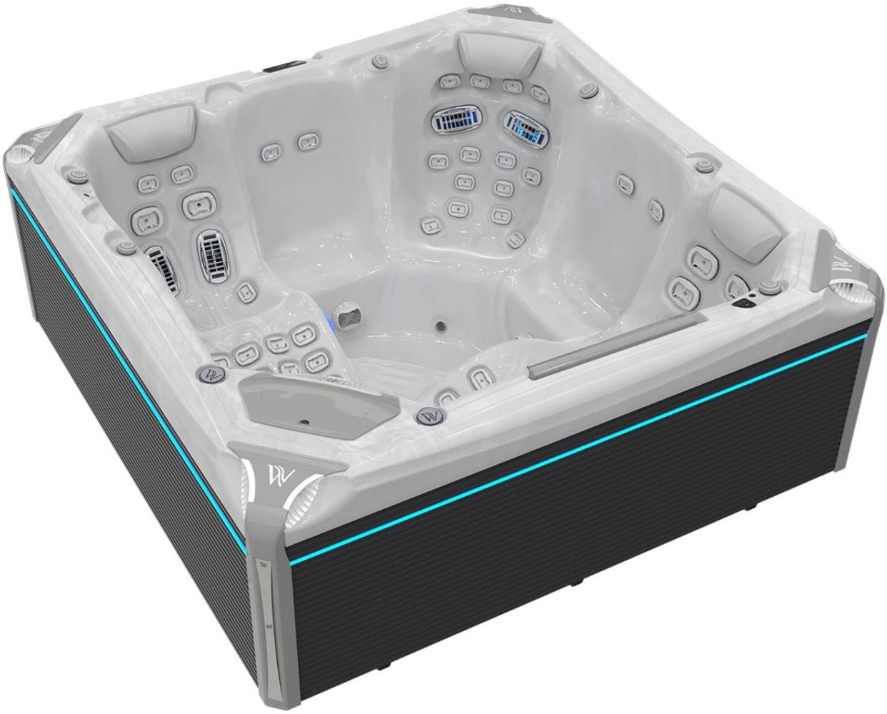 Wellis Everest Life Deluxe Whirlpool Außenwhirlpool 236x236x95cm für 5 Personen inkl. Thermocover Bild 1