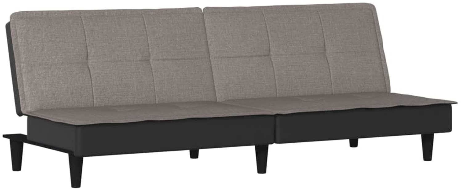 vidaXL Schlafsofa Taupe Stoff 351918 Bild 1