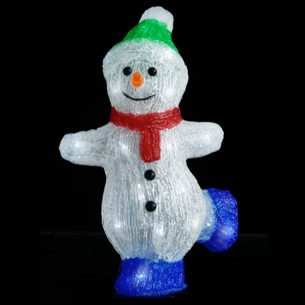 vidaXL LED-Weihnachtsfigur Schneemann Acryl Indoor und Outdoor 30 cm 328788 Bild 1