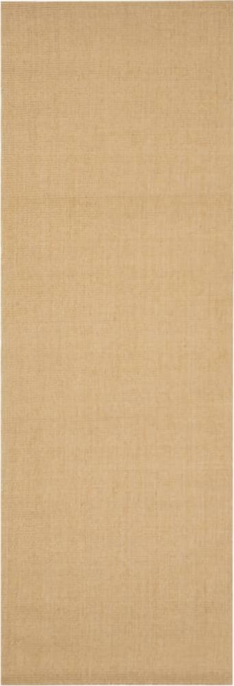 vidaXL Teppich Natur Sisal 66x200 cm 136300 Bild 1