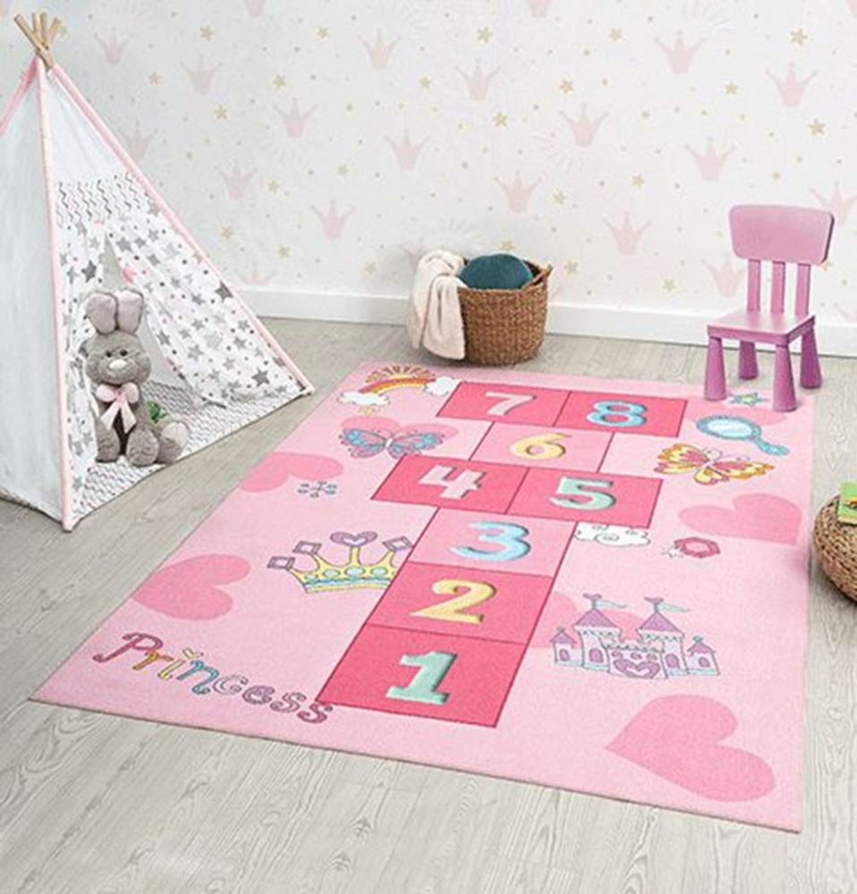 the carpet Teppich Happy Life, rechteckig, Höhe: 4 mm, Life Kinderzimmer Teppich Spielteppich pflegeleicht Bild 1