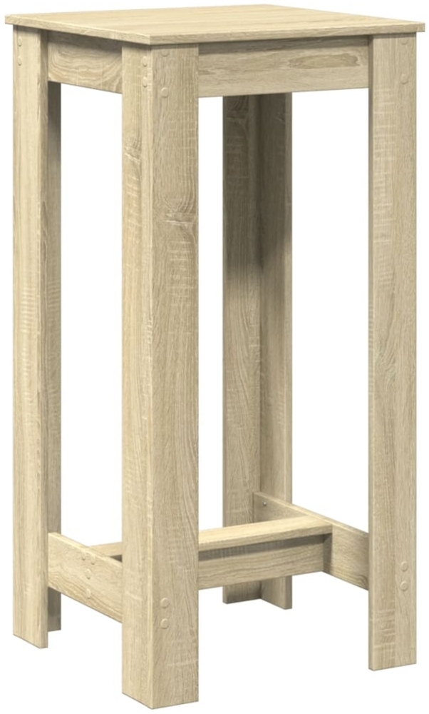 vidaXL Bartisch Sonoma-Eiche 51x50x103,5 cm Holzwerkstoff 854402 Bild 1