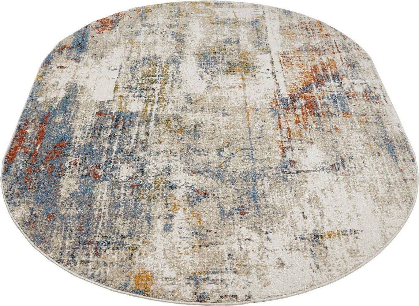 LUXOR living Teppich Montreal, oval, Höhe: 12 mm, Kurzflor, modernes Design, Wohnzimmer, Schlafzimmer Bild 1