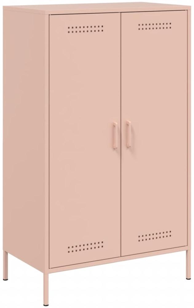 vidaXL Highboard Rosa 68x39x113 cm Stahl 842965 Bild 1