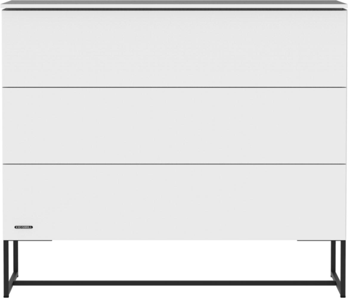 Kidsmill Modular 2, Kommode 3S, Mattweiß - Schwarz Bild 1