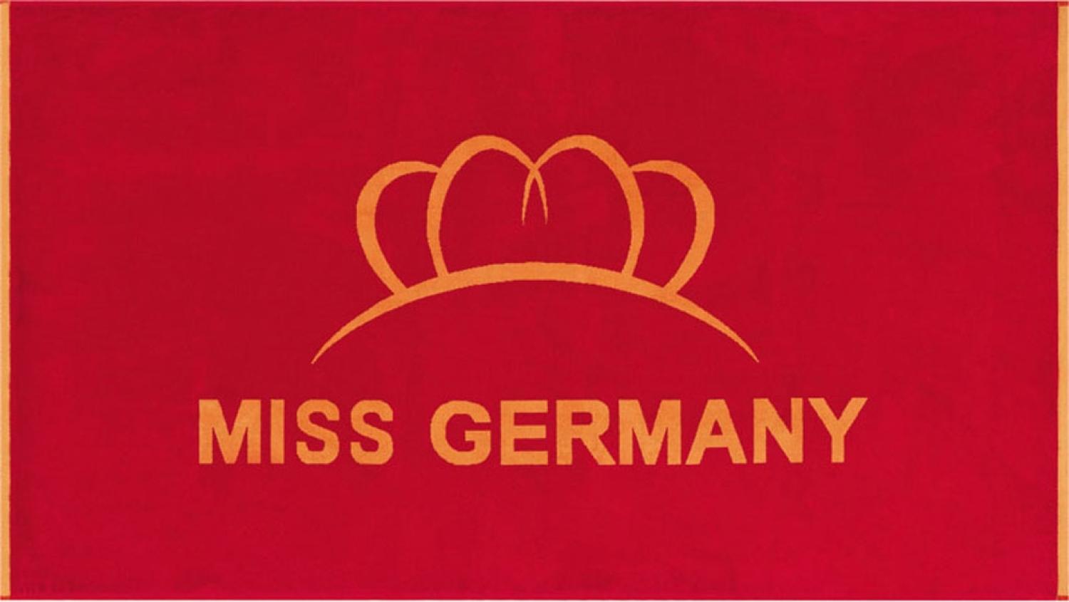 Miss Germany Strandtuch Miss Germany, Velours (1-St), Velours, mit großem Logo-Motiv Bild 1