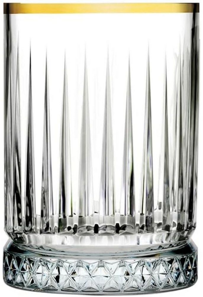 PASABAHCE 6er Set Elysia Golden Touch Trinkglas Gläser 110ml Bild 1