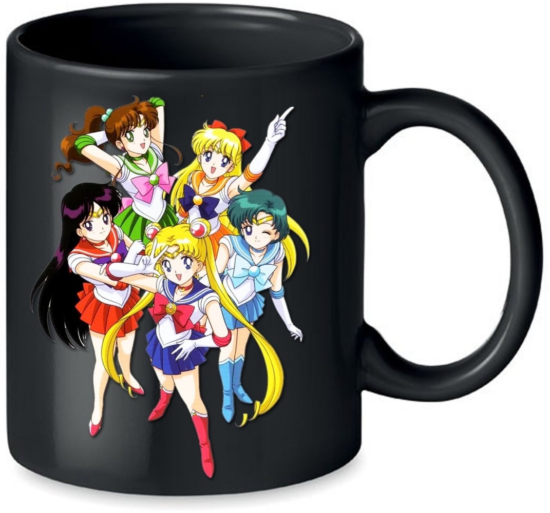 Blondie & Brownie Tasse Sailermoon and Friends Freunde Anime Jupiter Manga, Keramik, Spülmaschinenfest Bild 1