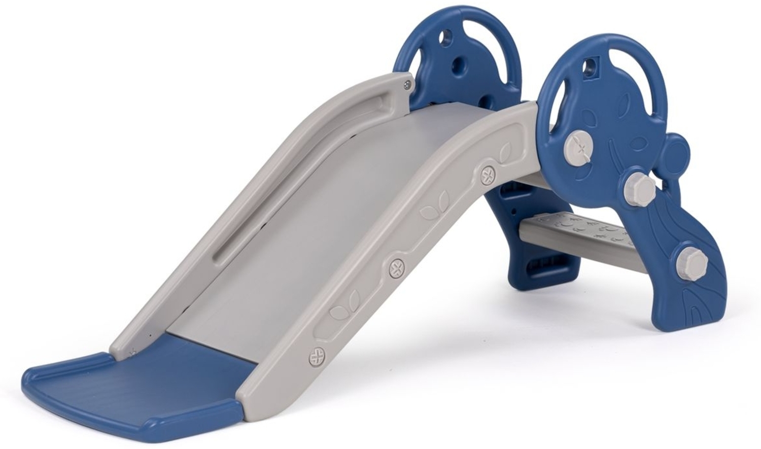 Chipolino Kinderrutsche Baum 116 cm Rutschlänge Stufen Basketballkorb wetterfest blau Bild 1