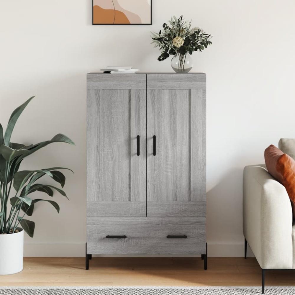 vidaXL Highboard Grau Sonoma 69,5x31x115 cm Holzwerkstoff 830338 Bild 1