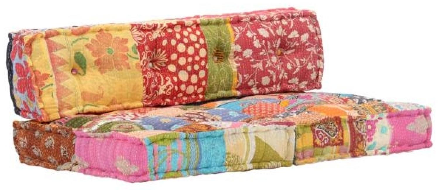 Pouf Patchwork Stoff Bild 1