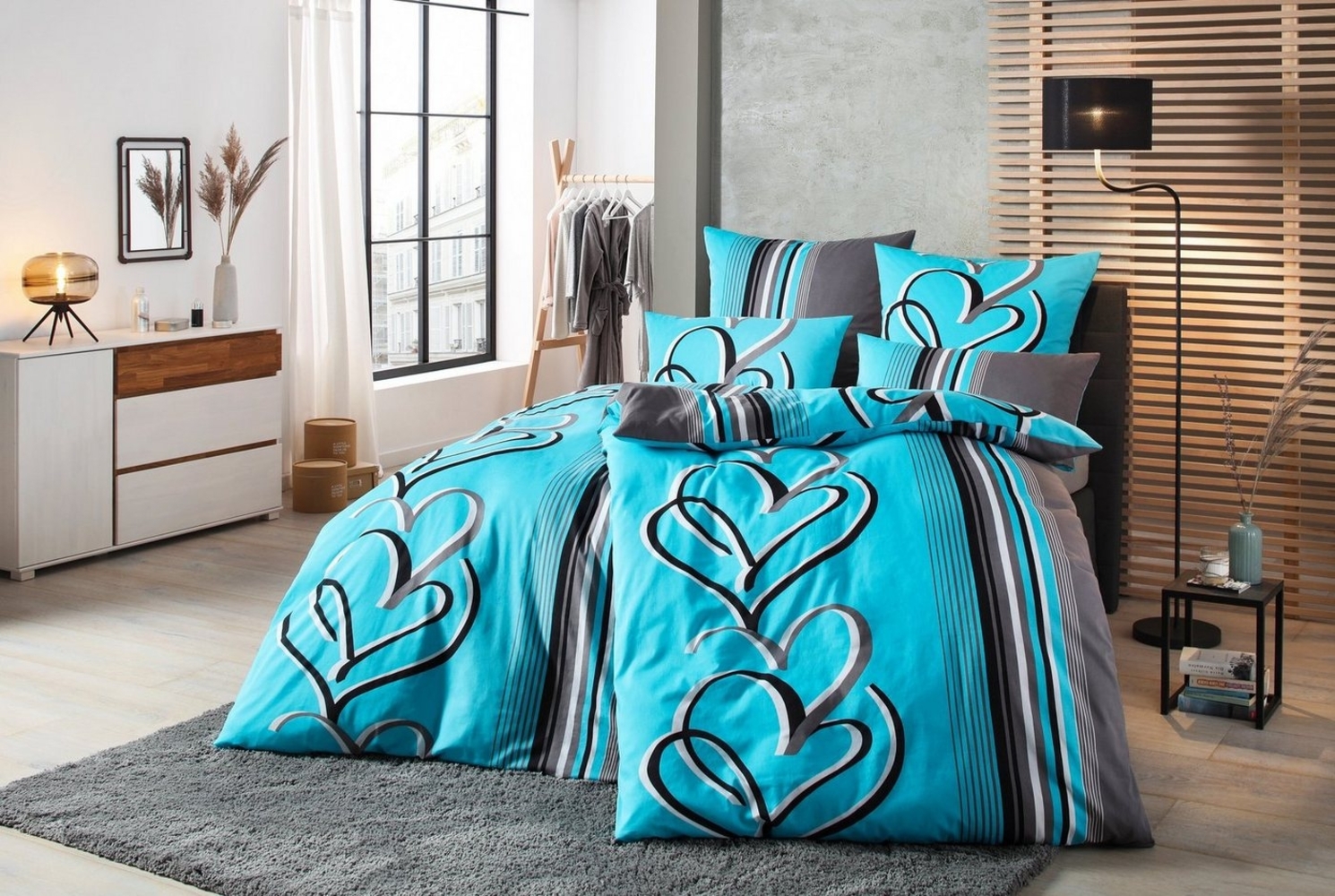 my home Bettwäsche Area in Gr. 135x200 oder 155x220 cm, Linon, 2 teilig, Bettwäsche in verschiedenen Qualitäten Bild 1