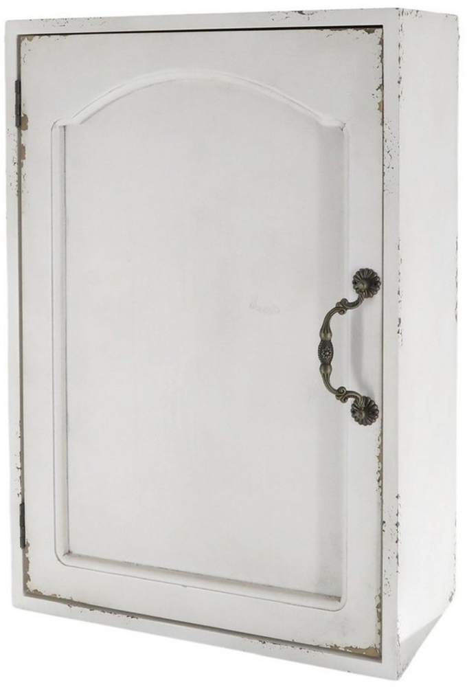 Chic Antique - Wandschrank Hängeschrank mit Türe 50x35cm Holz Weiß 41078519 Bild 1