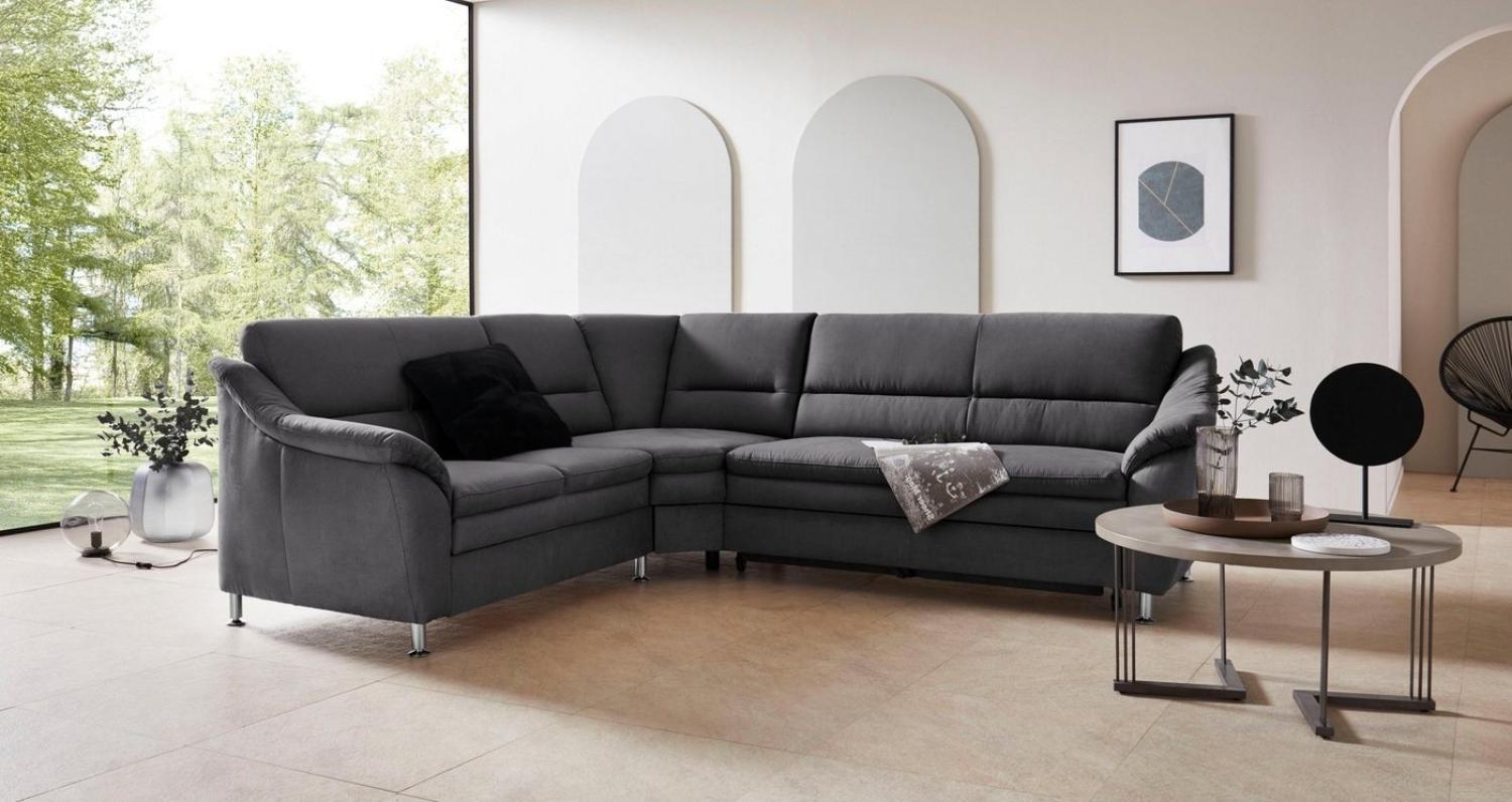 Places of Style Ecksofa Cardoso L-Form, mit Trapezecke für mehr Sitzkomfort, wahlweise auch mit Bettfunktion Bild 1