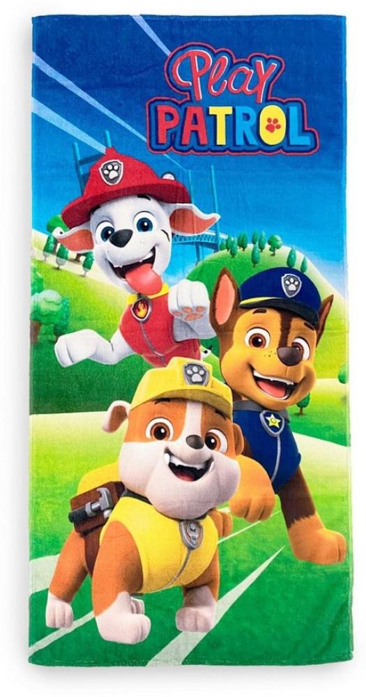 Paw Patrol Kinderhandtuch Strandtuch für Kinder aus Baumwolle, 70cm x 140cm Bild 1