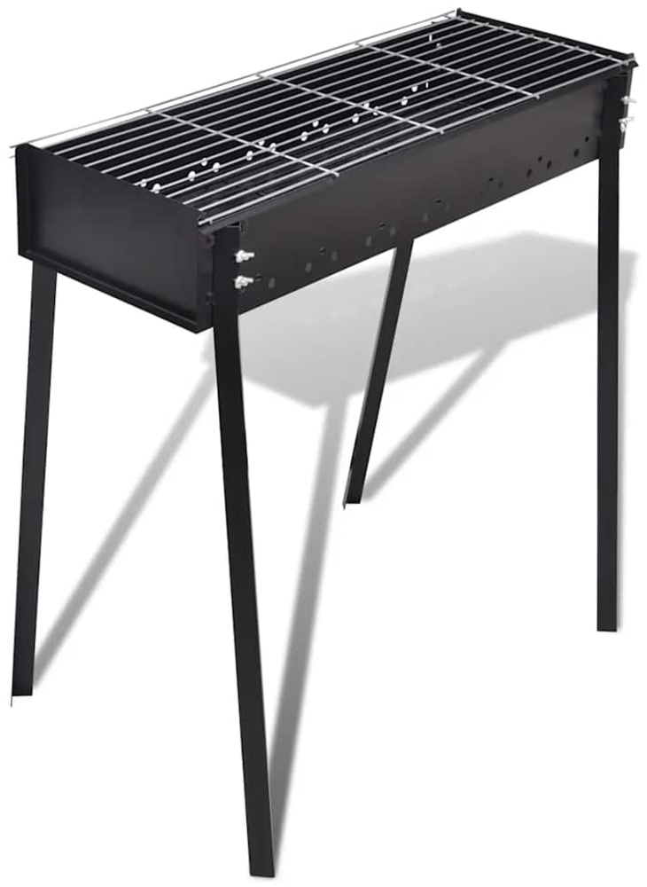 BBQ Grill Säulengrill Standgrill Kohlegrill Barbeque Quadratisch 40713 Bild 1