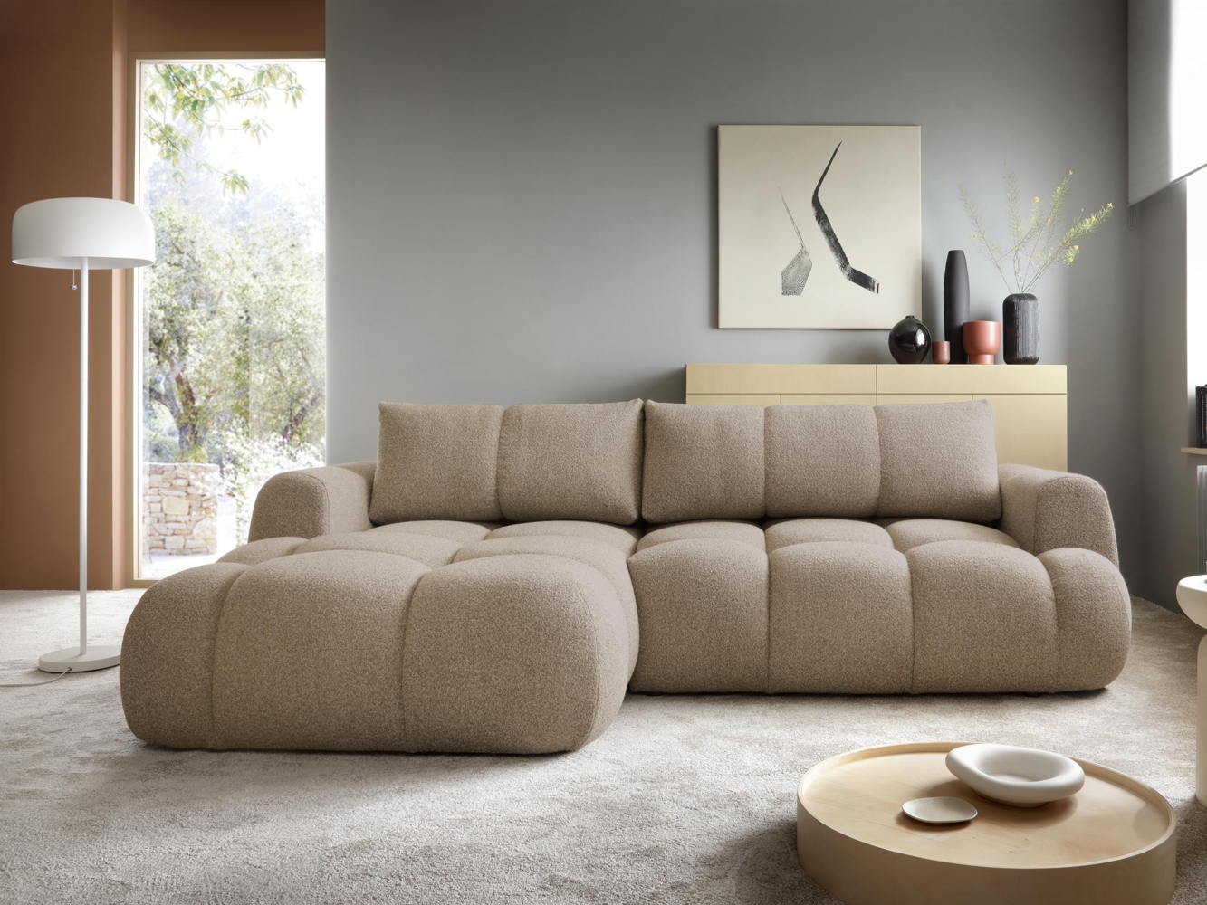 Ecksofa Messirt (Farbe: Now Or Never 18, Seite: Links) Bild 1