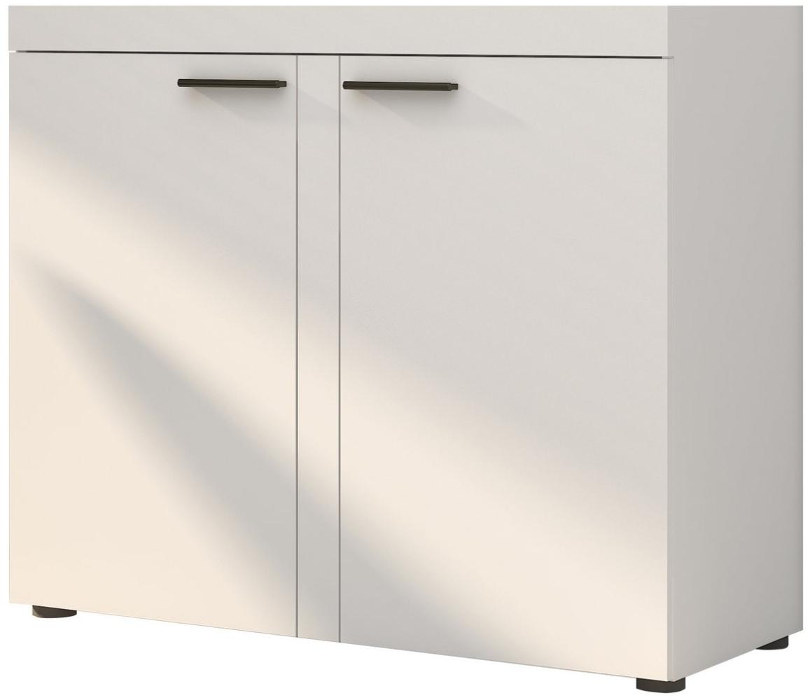 Furnix Kommode Alvor Sideboard mit 2 Türen Anrichte Kommode 97,2 cm modern, 97,2x82x40,3 cm, multifunktional & zeitlos Bild 1