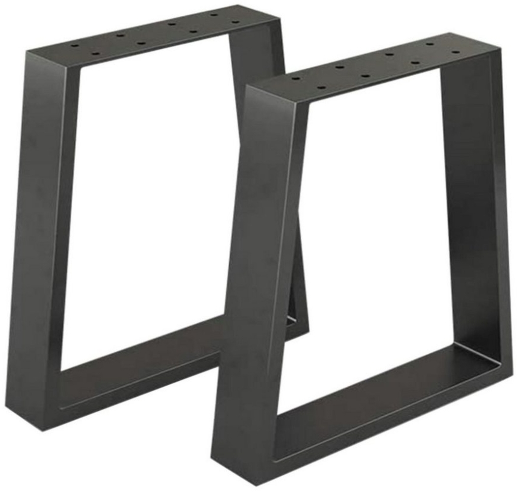 Tischgestell Marstal 42x40cm Schwarz [en. casa] Bild 1