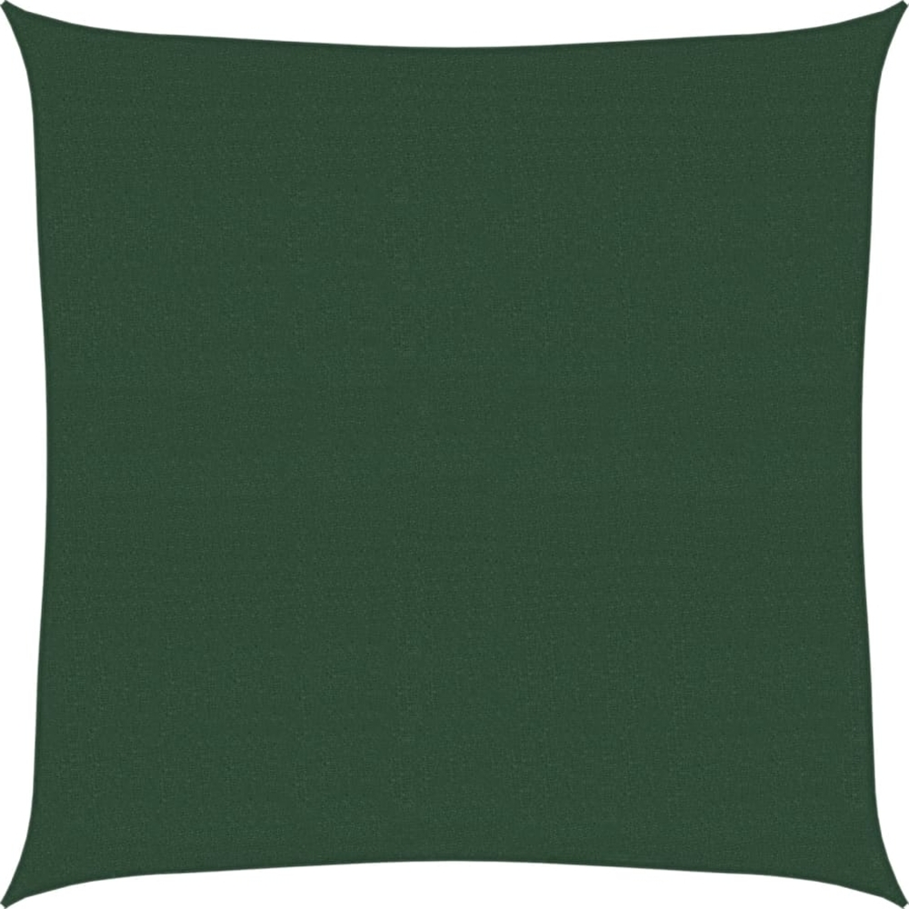 vidaXL Sonnensegel 160 g/m² Dunkelgrün 5x5 m HDPE 311443 Bild 1