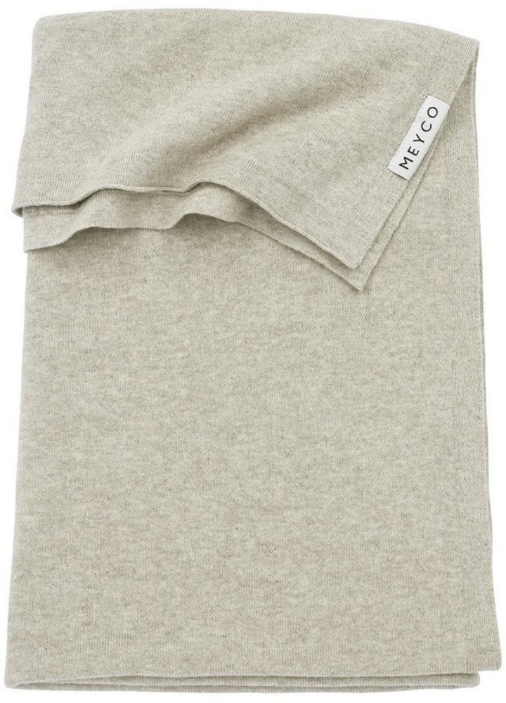 Babydecke 115 Sand Melange, Meyco Baby, 75x100cm Bild 1