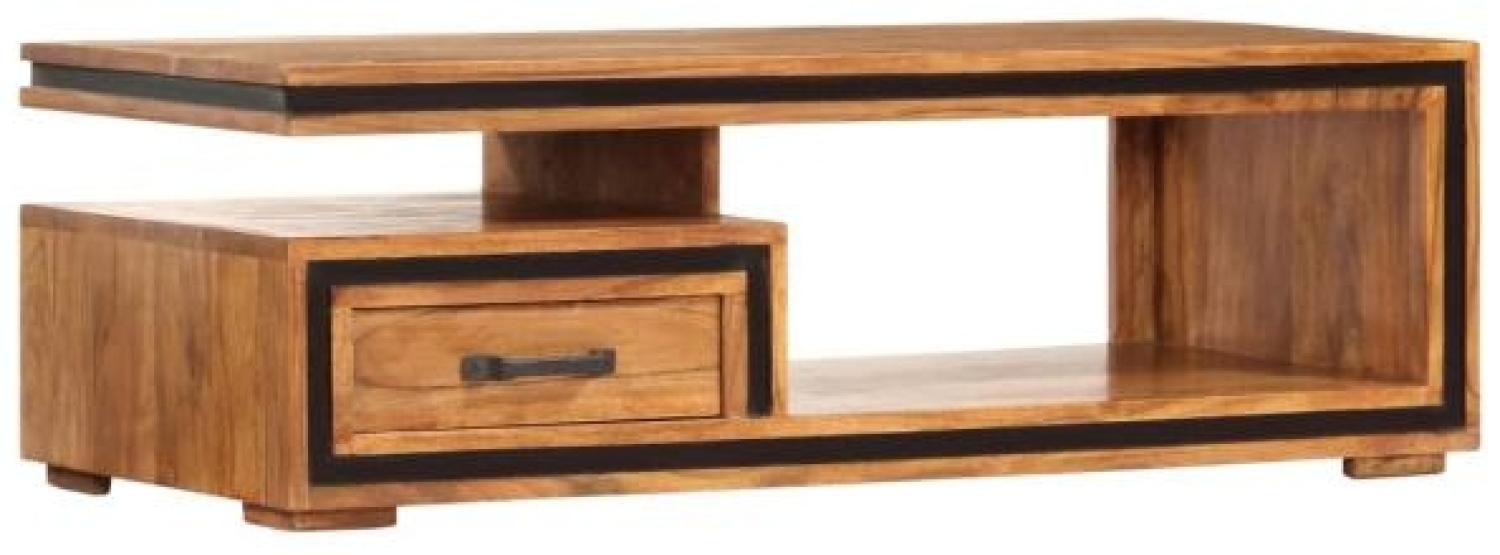 vidaXL Couchtisch Massivholz Akazie 100x45x33 cm 247493 Bild 1
